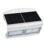 VT-767-7 7W LED SOLAR WALL LIGHT 4000K -WHITE +BLACK BODY