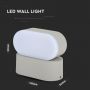 VT-816 6W Lampa scienna LED / Barwa:4000K / Obudowa: Szara