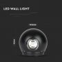 VT-836 6W LED UP-DOWN WALL LIGHT 4000K -BLACK BODY IP65