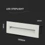 VT-856 6W Oprawa Schodowa LED / Barwa:4000K / Obudowa: Biala