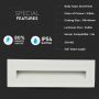 VT-856 6W Oprawa Schodowa LED / Barwa:4000K / Obudowa: Biala