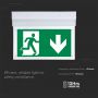 VT-519-S 2W WALL SURFACE EMERGENCY EXIT LIGHT WITH SAMSUNG LED 6000K