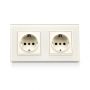 VT-5811 EU SOCKET 16A 2 WAY-WHITE