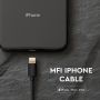 VT-5552 1.5M MFI IPHONE CABLE-BLACK