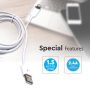 VT-5552 1.5M MFI IPHONE CABLE-WHITE