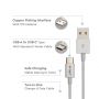 VT-5322-W Przewod USB typ:C / 1m / Bialy