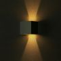 VT-759-12 12W LED UP-DOWN WALL LIGHT WITH BRIDGELUX CHIP 3000k GREY SQUARE