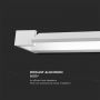 VT-819 18W LED WALL LIGHT 4000K WHITE BODY,IP44