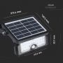 VT-777-5 5W LED SOLAR FLOODLIGHT 4000K