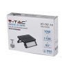 VT-787-10 10W LED SOLAR FLOODLIGHT 4000K,BLACK BODY