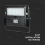 VT-787-10 10W LED SOLAR FLOODLIGHT 4000K,BLACK BODY