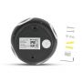 VT-834 4W LED WALL LIGHT(ROUND) 4000K IP65-BLACK BODY