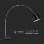 VT-7451 LED FLOOR LAMP WITH MARBLE BASE E27-BLACK