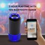 VT-6211 2*3W LED LIGHT BLUETOOTH SPEAKER WITH USB & TF CARD SLOT-BLUE