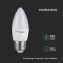 VT-289 5.5W PLASTIC CANDLE BULB SAMSUNG CHIP 3000K E27