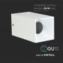 VT-882 GU10 FITTING SQUARE WHITE+WHITE