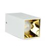 VT-882 GU10 FITTING SQUARE WHITE+GOLD