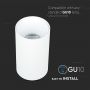 VT-882 GU10 FITTING ROUND WHITE