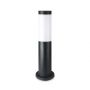 VT-838 BOLLARD LAMP-STAINLESS STEEL BODY(45CM)E27 BLACK-IP44