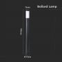 VT-838 BOLLARD LAMP-STAINLESS STEEL BODY(110CM)E27 BLACK-IP44