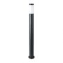 VT-838 BOLLARD LAMP-STAINLESS STEEL BODY(110CM)E27 BLACK-IP44