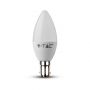 VT-299 5.5W PLASTIC CANDLE BULB SAMSUNG CHIP 3000K B15