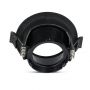 VT-884 GU10 FITTING HALF CIRCLE BLACK