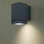 VT-841 GU10 WALL LAMP-DARK GREY (DOWN)