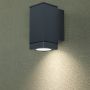 VT-842 GU10 WALL LAMP-DARK GREY (UP & DOWN)