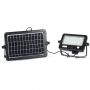 VT-788-10 10W LED SOLAR FLOODLIGHT-DETACHABLE TWIN PAD 4000K BLACK BODY