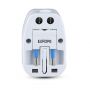 UNIVERSAL ADAPTOR WITHOUT OVERLOAD PROTECTION, DOUBLE BLISTER PACKAGE