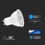 VT-291 8W GU10 Zarowka LED / Chip SAMSUNG / Barwa:3000K / Kat 38' / Trzonek:GU10