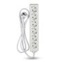 VT-1106-2 6WAYS SOCKET(3G1.5MM2 X 1.5M)-WHITE