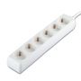 VT-1106-3 6WAYS SOCKET(3G1.5MM2 X 3M)-WHITE