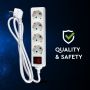 VT-1114-2 4WAYS SOCKET WITH SWITCH(3G1.5MM2 X 1.5M)-WHITE