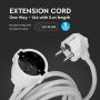 VT-3001-5 EXTENSION CORD(3G1.5MM2X5M)16A-WHITE