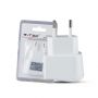 VT-1024 USB TRAVEL ADAPTOR WITH DOUBLE BLISTER PACKAGE-WHITE