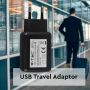 VT-1026 USB TRAVEL ADAPTOR WITH DOUBLE BLISTER PACKAGE-BLACK