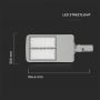 VT-202ST 200W Lampa uliczna LED(CLASS II, Zasilacz INVENTRONICS) / Chip SAMSUNG / Barwa:5700K / sciemniana