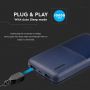 VT-3518 10000mah POWER BANK-BLUE