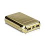 VT-3522 10000mah POWER BANK WITH DUAL USB+TYPEC-GOLD