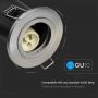 VT-703 GU10 FIRERATED DOWNLIGHT WITH TWIST AND LOCK THICK BODY-CHROME