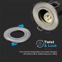 VT-703 GU10 FIRERATED DOWNLIGHT WITH TWIST AND LOCK THICK BODY-CHROME