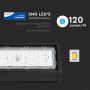 VT-9-112 100W LED LINEAR HIGHBAY SAMSUNG CHIP 4000K BLACK BODY(120LM/W) 120'D