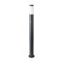 VT-838 BOLLARD LAMP-PIR SENSOR-STAINLESS STEEL BODY(110CM) E27 GREY-IP44