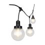 VT-720S LED STRING LIGHT(3M) WITH BULB (6 BULBS)-MATT BLACK IP65