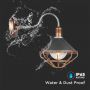 VT-720 WALL LAMP-ROSE GOLD-DOWN IP65