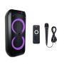 VT-6308-2 40W Przenosny glosnik karaoke bluetooth / gniazdo USB /slot na karte micro SD/gniazdo AUX/Mikrofon/Podswietlenie LED