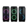 VT-6307-2 35W RECHARGEABLE SPEAKER WITH TWS FUNCTION-1 WIRED MICROPHONE-RFCONTROL(2*6.5inch)