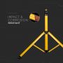 VT-41150 TRIPOD STAND FOR FLOOD LIGHT-YELLOW BODY